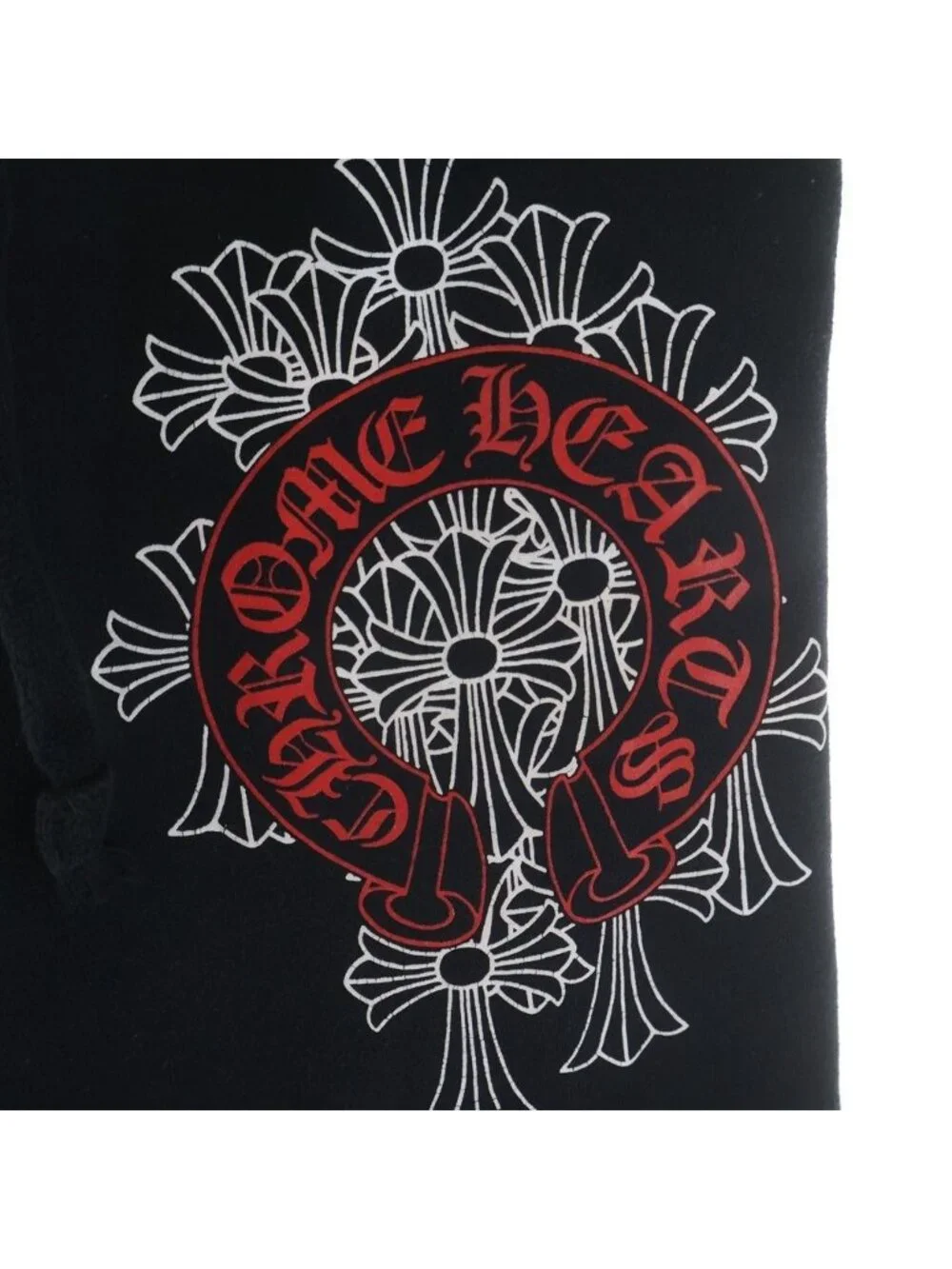 Chrome Hearts Sweatshirt Pants Cemetery Cross Horse Shoe Print